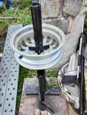 ホイールをセット