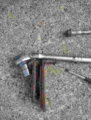 右パッド抜き取り