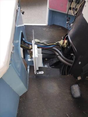 後部レジスター取付位置検討中