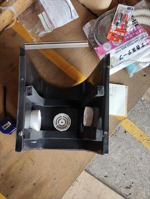 角レジスター隙間埋め