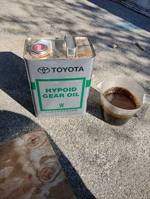 抜いたデフオイル