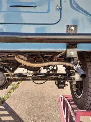 テールパイプ修理完了